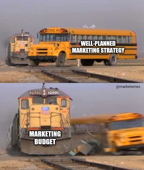 marketing budget meme